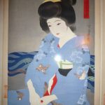 成田守兼 （艶姿二十四孝 版画）