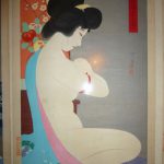 成田守兼 （艶姿二十四孝 版画）