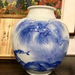 真葛焼花入